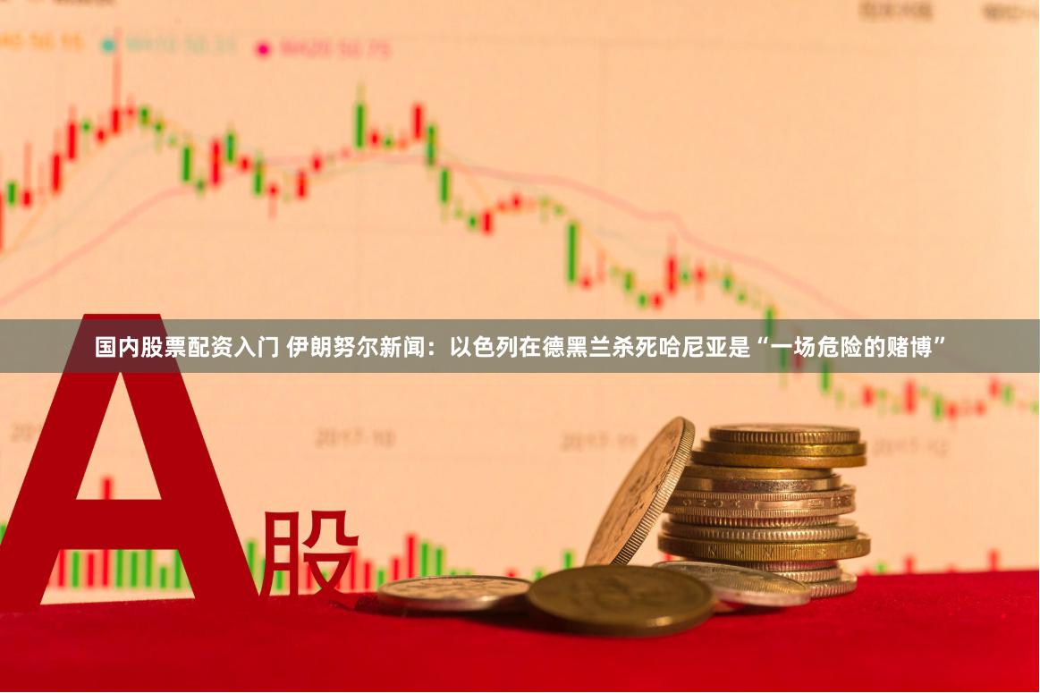 国内股票配资入门 伊朗努尔新闻：以色列在德黑兰杀死哈尼亚是“一场危险的赌博”