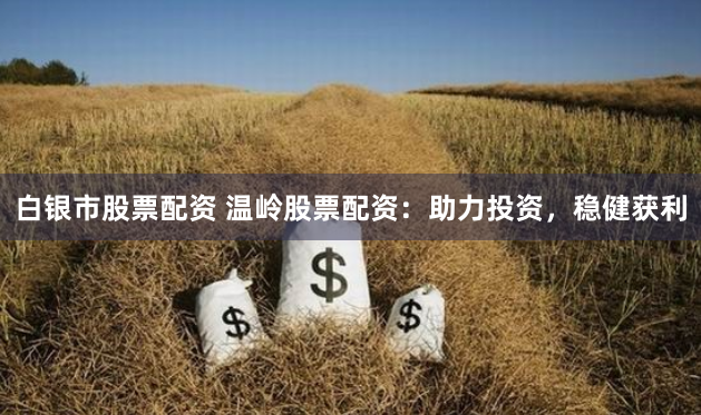 白银市股票配资 温岭股票配资：助力投资，稳健获利